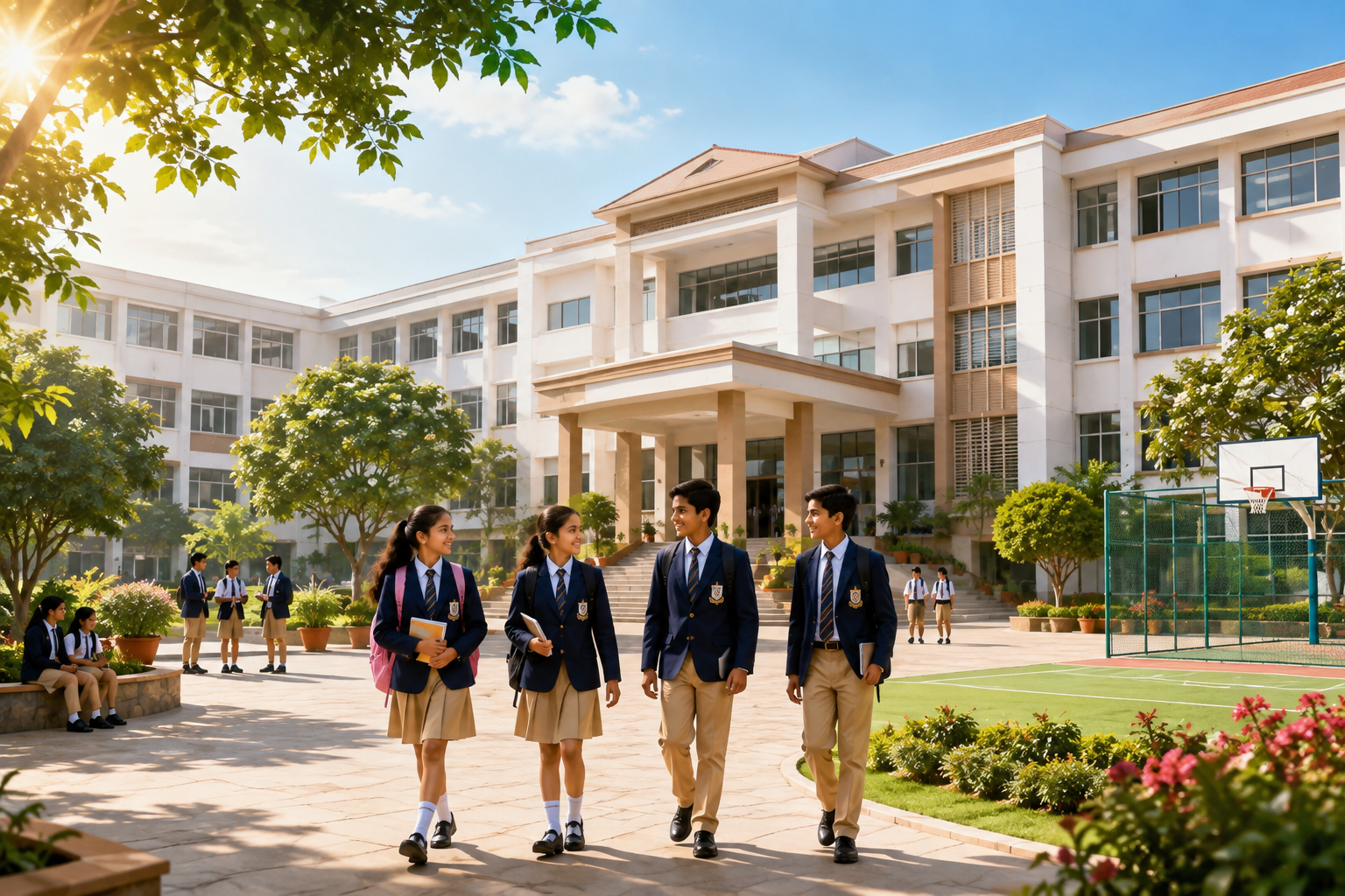 Sri Vidya Public School campus in Gachibowli, Hyderabad